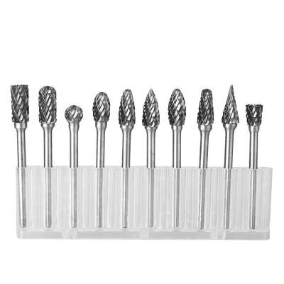 Good Quality Double Cut Rotary Cutter Tungsten Carbide Burrs Carbide Burrs Set Tungsten Carbide Rotary File