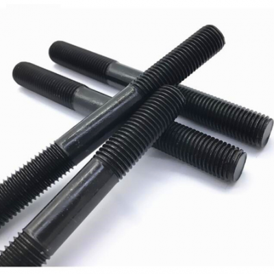 Black Zinc Finish Double Ended Stud Bolt Coarse Thread Rod Bar